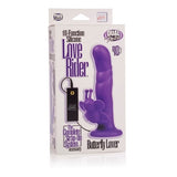 10-function Silicone Love  Rider Butterfly Lover -  Purple