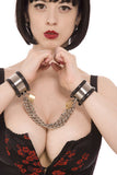 Steel Band Wrist Cuffs - Large