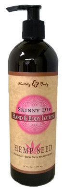Skinny Dip Hemp Seed Hand and  Body Lotion - 16 Oz.