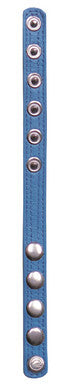 Cocky Boys Leather Code Band  - Light Blue - Oral
