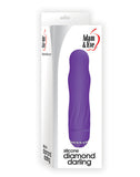 Adam And Eve Silicone Diamond Darling - Purple