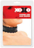 Leather and Lace Choker