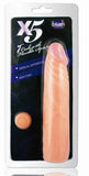 X5 - 7-inch Cock With Flexible Spine - Flesh