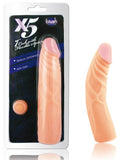X5 - 7-inch Cock With Flexible Spine - Flesh