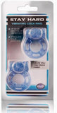 Stay Hard Disposable Vibrating Cock Ring - 2 Pack