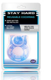 Stay Hard Reusable Cockring - Blue