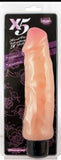 X5 - 9 inch Vibrating Cock - Natural