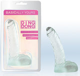 Ding Dong 5-Inch Dildo - Clear