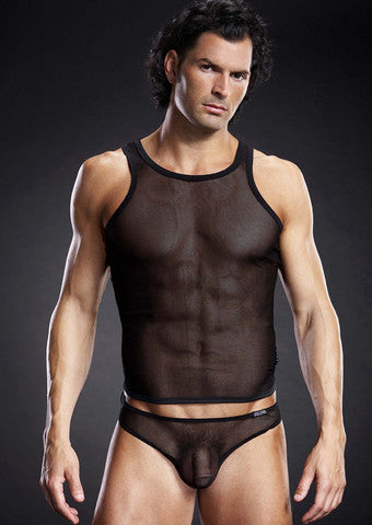 Pro-Mesh Tank Top - Black - Large/Extra Large