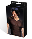 Pro-Mesh V-Neck Tee - Black - Small/Medium