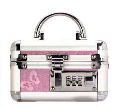 Mini Lockable Vibrator Case - Pink
