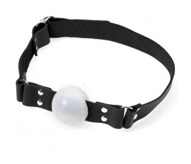 Ball Gag- Hard Plastic Ball- D Ring