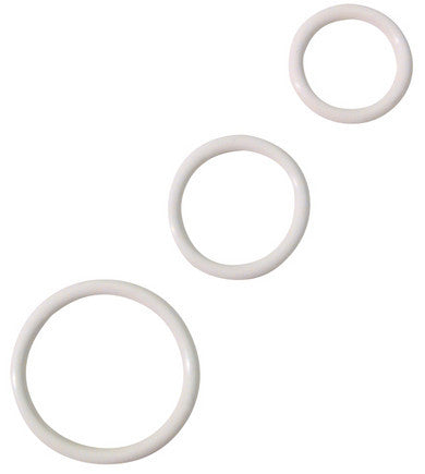 White Rubber C Ring Set