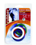 Rainbow Rubber C Ring 5 Pack  1.25 Inch