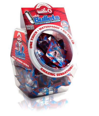 The Screaming O Bullet -  Assorted Colors - 40 Pieces  Fishbowl Display