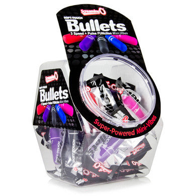 The Screaming O 3+1 Soft  Touch Bullets - Assorted   Colors - 40 Count Fishbowl