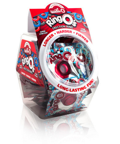 The Screaming O Ringo  Assorted Colors - 36 Pieces  Fishbowl Display