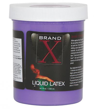 Brand X Liquid Latex - Purple - 8 oz.