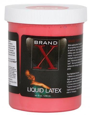 Brand X Liquid Latex - Red - 8 oz.