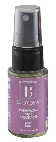 Body Dew Pheromone Silky Body Oil - Feelin Sassy - 1 oz.