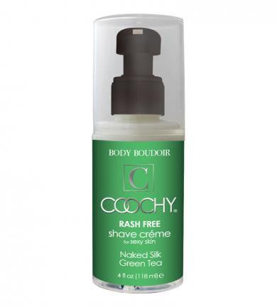 Coochy Rash Free Shave Creme - Naked Silk Green Tea - 4 oz.