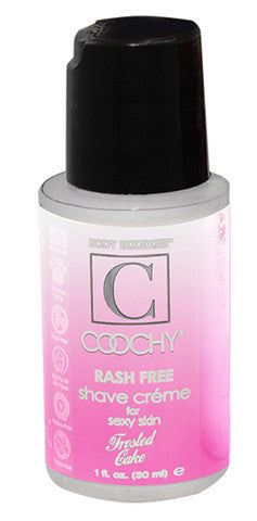 Coochy Rash Free Shave Creme - Frosted Cake - 1 oz.
