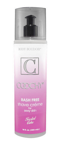 Coochy Rash Free Shave Creme - Frosted Cake - 16 oz.
