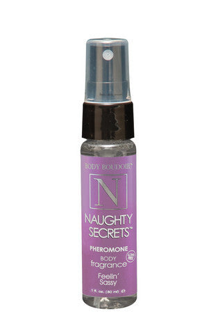 Naughty Secrets Pheromone Body Spray - Feelin Sassy - 1 oz.