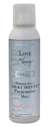 Love In Luxury Indulge Powder Soft Silky Sheets Pheromone Mist - Sweet Blush - 4 oz.
