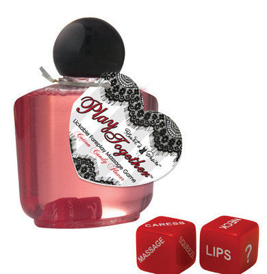 Hearts Desire Play Together Lickable Foreplay Massage Game  - 4 oz.