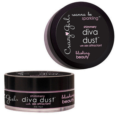 Crazy Girl Wanna Be Sparkling Diva Dust - Blushing Beauty - .5 oz.