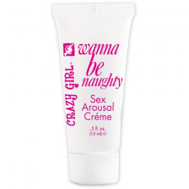 Crazy Girl Wanna Be Naughty Sex Arousal Creme .5 oz.
