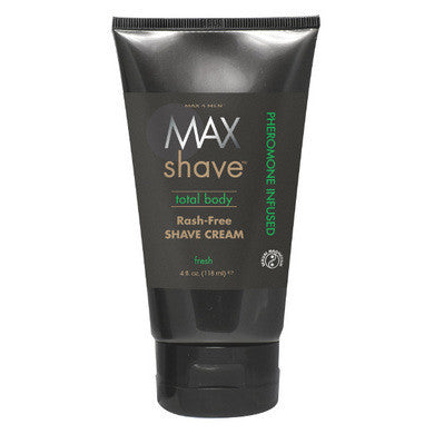 Max Shave Total Body Rash-Free Shave Cream - Fresh - 4 oz.