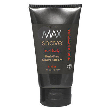 Max Shave Total Body Rash-Free Shave Cream - Bamboo - 4 oz.