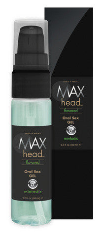 Max 4 Men Max Head Flavored Oral Sex Gel - Mintastic - 2.2 oz.