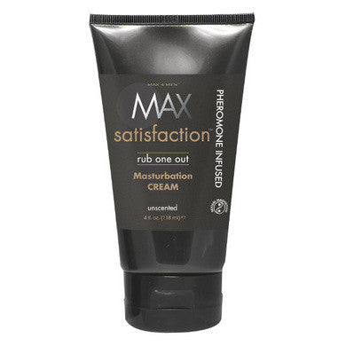 Max 4 Men Max Satisfaction Rub One Out Masturbation Cream - 4 oz.