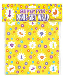 Super Fun Penis Gift Wrap Paper