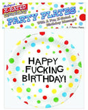 X-Rated Birthday 7-Inch Party Plates - 8 Count