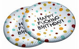 X-Rated Birthday 7-Inch Party Plates - 8 Count