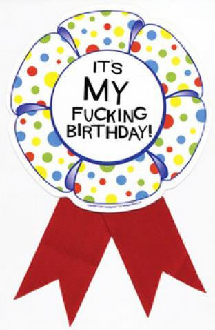 X-Rated Birthday Party Award Ribbon