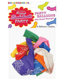 Risque Bachelorette Party 11-Inch Latex Balloons - 8 Count