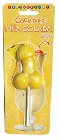 Pina Colada Cocktail Sucker