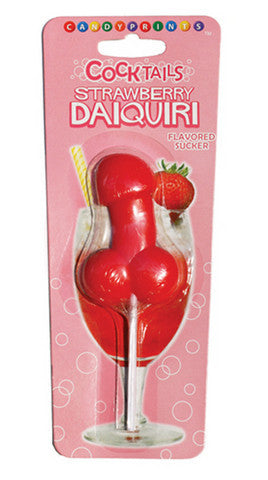 Strawberry Daquiri Cocktail Sucker