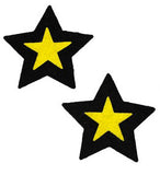 Black and Yellow Star Pasties Pack