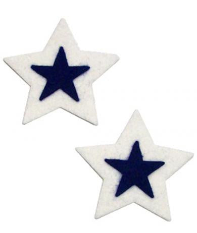 White And Blue Star Pasties Pack