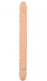 Double Header 18-inch Veined  - White