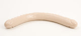 Double Header 18-inch Veined  - White