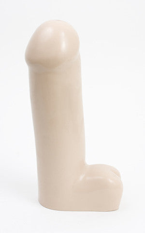 Giant Cock With Balls - White 11-inch