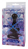Gun Drops Butt Plug 4.5-inch - Charcoal