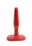 Classic Butt Plug - Smooth -Slim/Small - Red